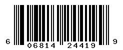 UPC barcode number 606814244199
