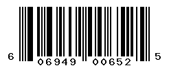 UPC barcode number 606949006525