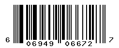 UPC barcode number 606949066727