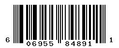 UPC barcode number 606955848911