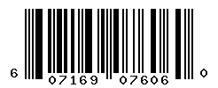 UPC barcode number 607169076060