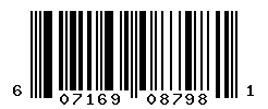 UPC barcode number 607169087981