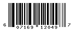 UPC barcode number 607169120497