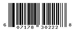 UPC barcode 607178302228