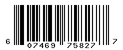 UPC barcode number 607469758277