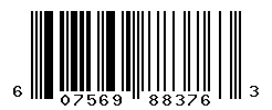 UPC barcode number 607569883763