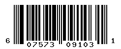 UPC barcode number 607573091031