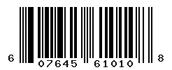 UPC barcode 607645610108