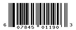 upc 607845011903 barcode image