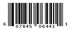 UPC barcode number 607845064411