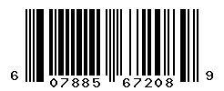 UPC barcode number 607885672089