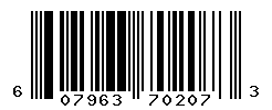 UPC barcode number 607963702073