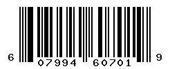 UPC barcode number 607994607019