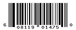 upc 608119014750 barcode image