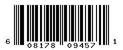 UPC barcode number 608178094571