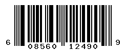 UPC barcode number 608560124909