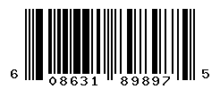 UPC barcode number 608631898975