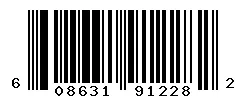 UPC barcode 608631912282