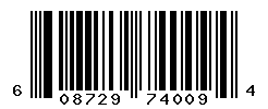 upc 608729740094 barcode image