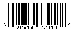 UPC barcode 608819734149