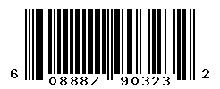 UPC barcode number 608887903232