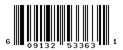 upc 609132533631 barcode image