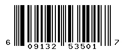 UPC barcode 609132535017
