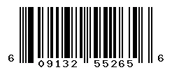 UPC barcode 609132552656