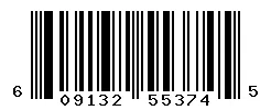 UPC barcode 609132553745
