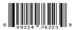 UPC barcode number 609224762239