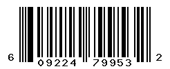 609224799532 barcode