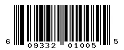 UPC barcode 609332010055