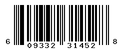 UPC barcode number 609332314528 lookup