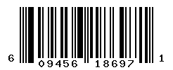 UPC barcode number 609456186971