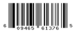 UPC barcode number 609465613765