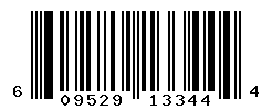 upc 609529133444 barcode image