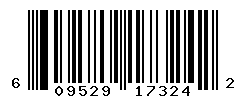 UPC barcode number 609529173242