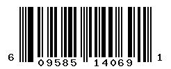 UPC barcode number 609585140691