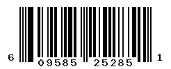 UPC barcode number 609585252851