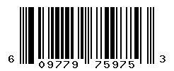 UPC barcode number 609779759753