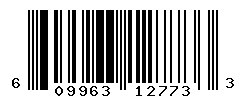 UPC barcode number 609963127733