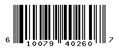 upc 610079402607 barcode image