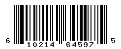 UPC barcode number 610214645975