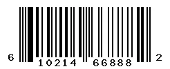UPC barcode 610214668882
