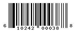 UPC barcode number 610242000388