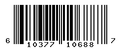 UPC barcode 610377106887