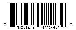 UPC barcode 610395425939