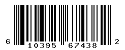 UPC barcode number 610395674382