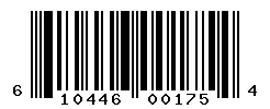 610446001754 barcode