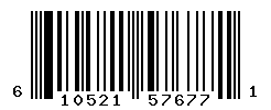 UPC barcode number 610521576771